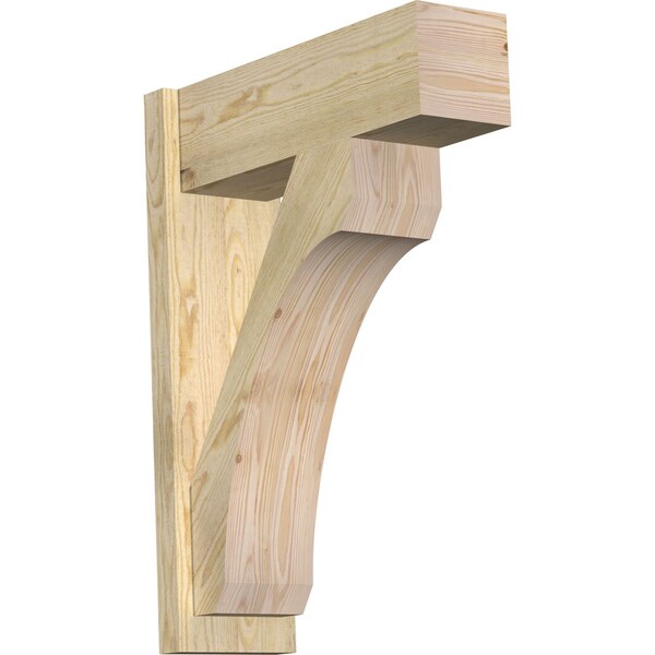Ekena Millwork Legacy Block Rough Sawn Outlooker, Douglas Fir, 8"W x 24"D x 32"H OUT08X24X32LEC05RDF - main